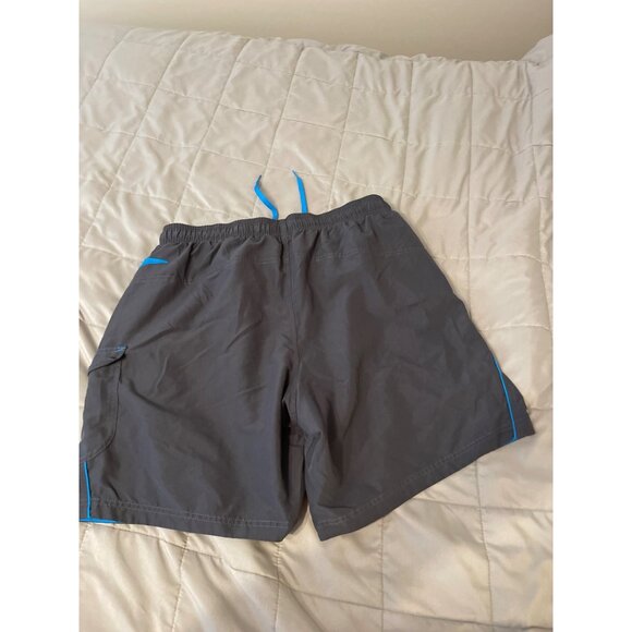Speedo Mens Blue & Gray Swim Shorts XL - Picture 2 of 3